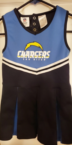NFL Team Apparel Girls San Diego Chargers Dress - Picture 1 of 3